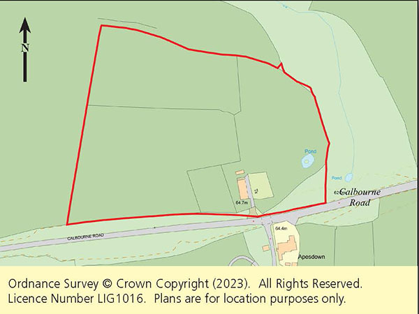 Lot: 98 - FREEHOLD BARN WITH PLANNING FOR RESIDENTIAL CONVERSION ON A PLOT OF EIGHT AND A HALF ACRES - 